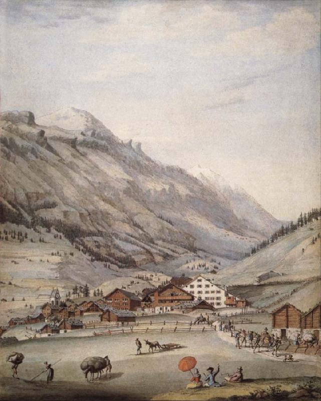 Abraham Fischer Seen Generale of Loeche oil painting image